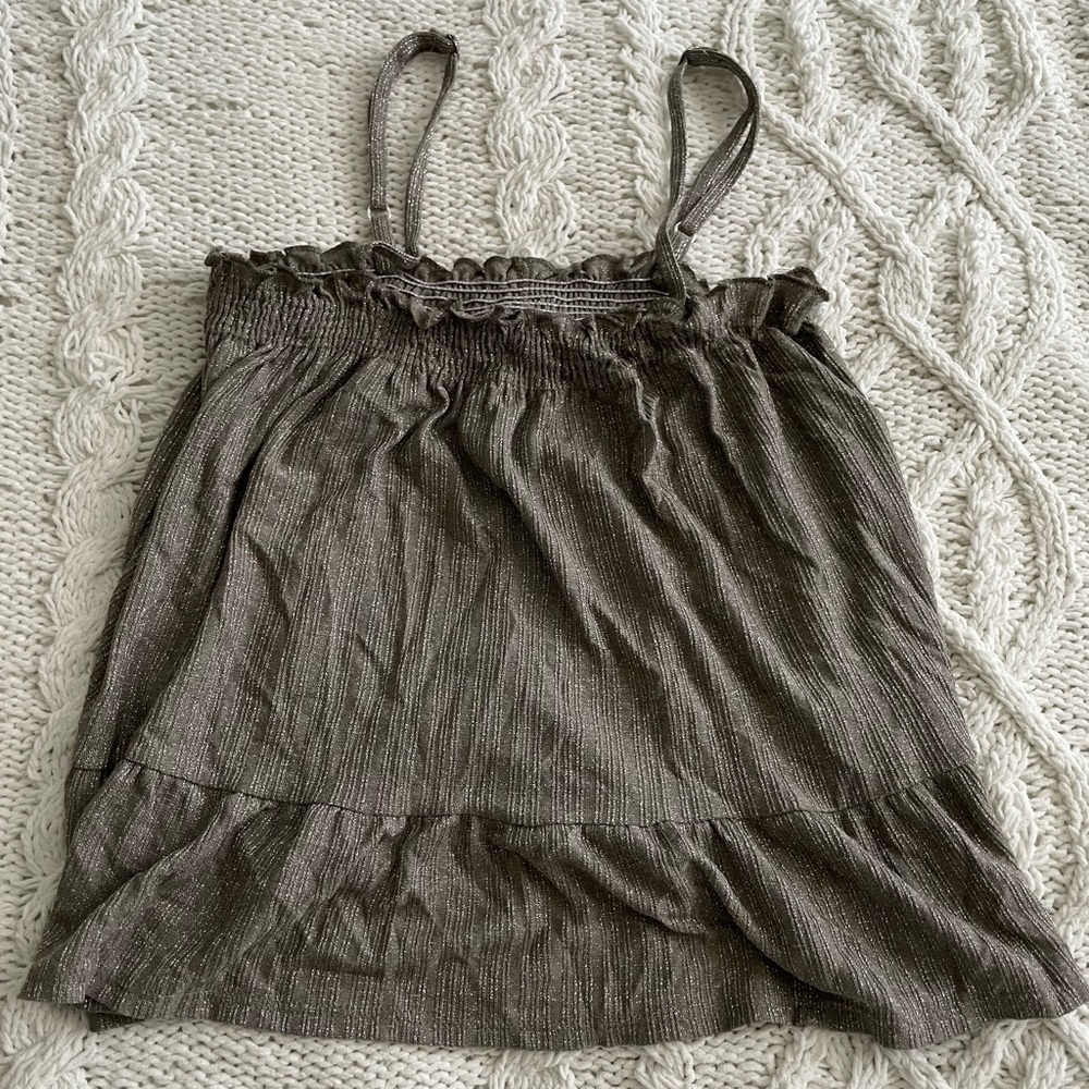 Amadi sparkly silver top